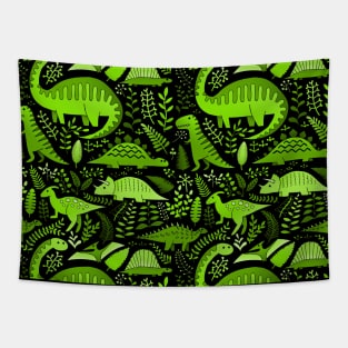 green dinos Tapestry