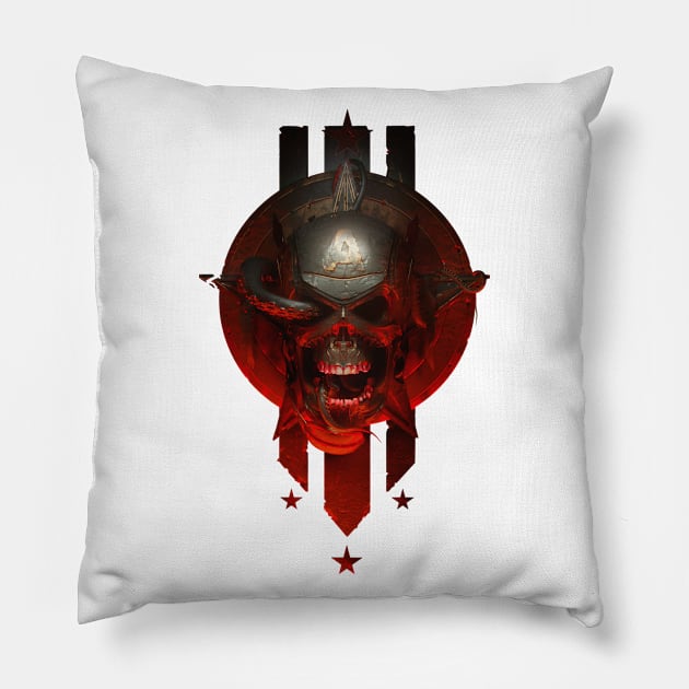 Hail Hydra 3T Pillow by spizak