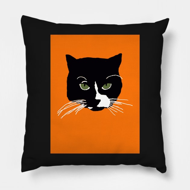 Halloween kitty Pillow by Dexter1468