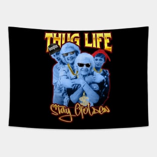 Thug life golden Tapestry