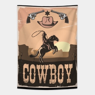 COWBOY - DESERT Tapestry