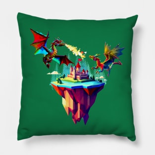 Dragon Fight Pillow