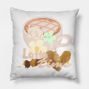 Latte Time Pillow