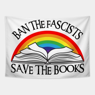 Ban The Fascists Save The Books Tapestry