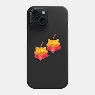 Autumn colored leaves Phone Case