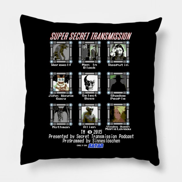 Super Secret Transmission Pillow by SecretTransmission