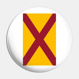 Motherwell Scottish Saltire Pin