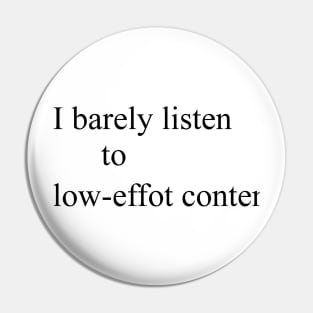 Barely Listen to LEC Pin