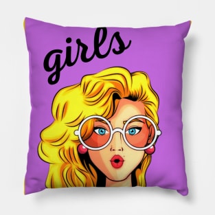 Charming girl Pillow