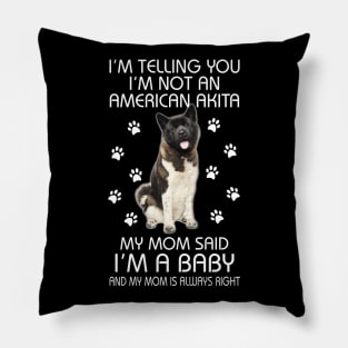 American Akita Baby Pillow