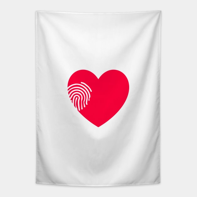 Heart Touch Tapestry by OTTSTUFF