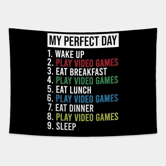 My Perfect Day Tapestry by family.d