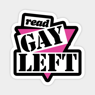 Gay Left Vintage UK Leftist LGBT Retro Magnet