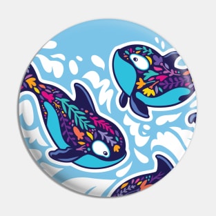 Orca whales Pin