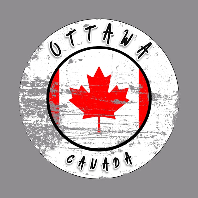 Ottawa Canada Vintage by Travel Penguin