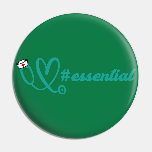 Essential Worker Nurse Pin by xoxocomp