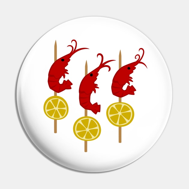 Prawn Brochette Pin by soniapascual