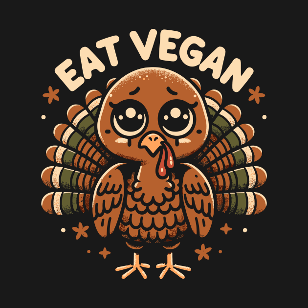 Whimsical Thanksgiving Turkey - Eat Vegan by Indigo Lake