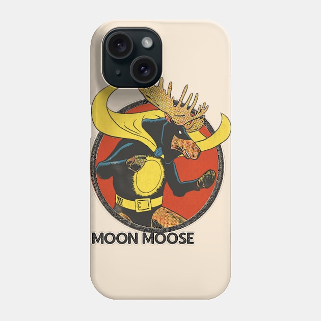 MOON MOOSE Phone Case by ThirteenthFloor