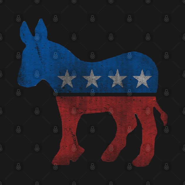 Democrat Donkey Vintage by Flippin' Sweet Gear