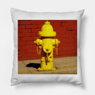 Yellow Hydrant Pillow