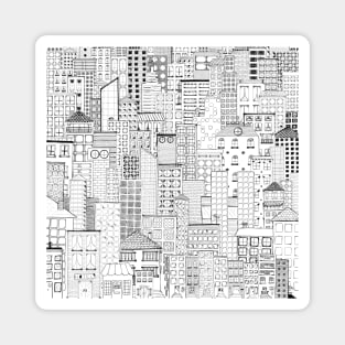 City Doodle Day Magnet