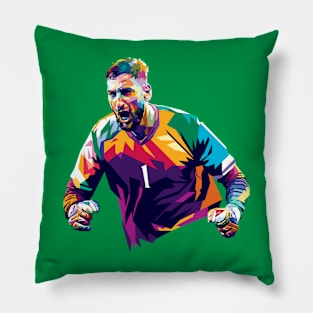 Gianluigi Donnarumma Pop Art Pillow