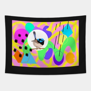 Fairy wren party Tapestry