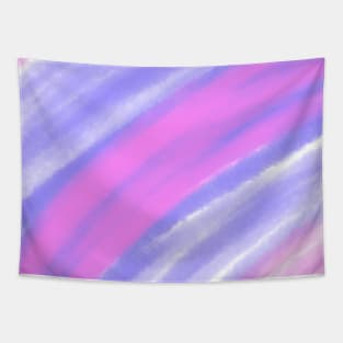 Pink purple watercolor abstract art Tapestry