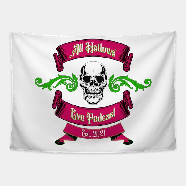 All Hallows' Eve Podcast Alternative Logo Tapestry by All Hallows Eve Podcast 