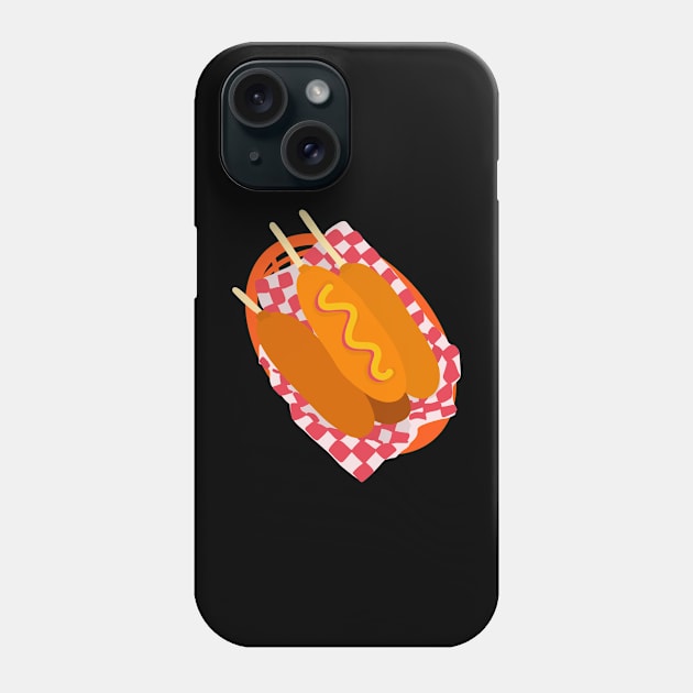 Corn Dog 2 Phone Case by crankycranium