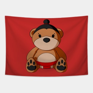 Sumo Teddy Bear Tapestry