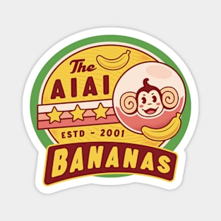 Aiai Bananas Emblem Magnet