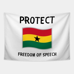 Protect freedom of speech Tapestry