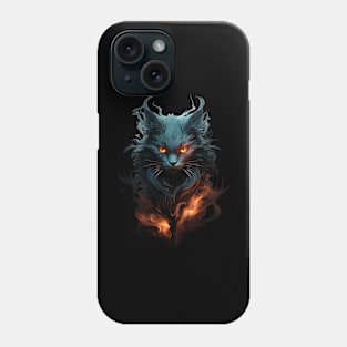 The black cat symbol of magic and mystery. Phone Case