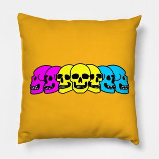 Pride Skulls Pansexual Pillow