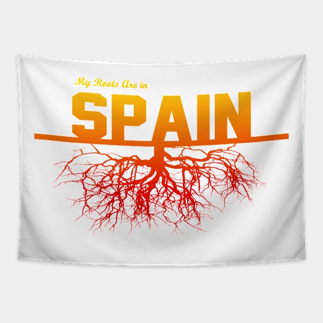 My Roots Are in Spain Tapestry by Naves