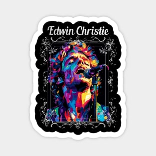 EDWIN CHRISTIE MUSICIAN FAN ART Magnet