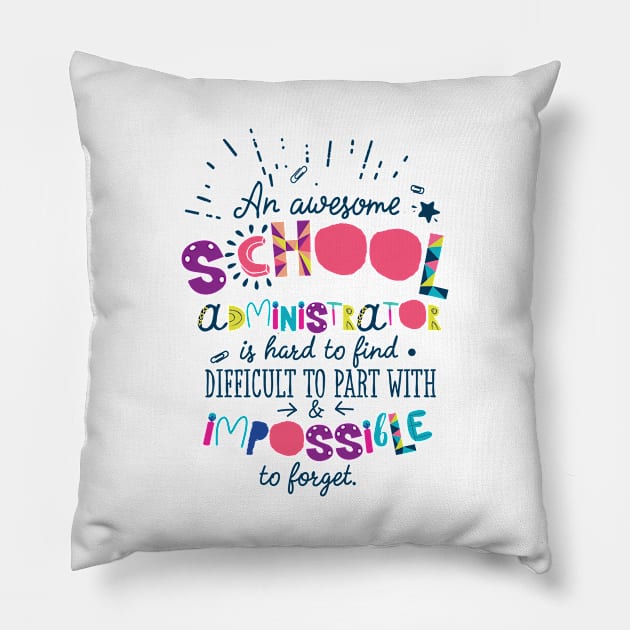 An Awesome School Administrator Gift Idea - Impossible to forget Pillow by BetterManufaktur