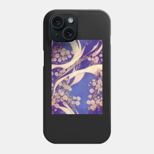 Beautiful Violet and White Floral pattern, for all those who love flowers #73 Phone Case