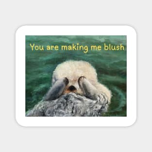Blushed Otter Magnet