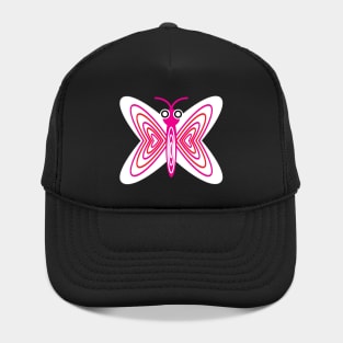 Heart pattern butterfly Hat