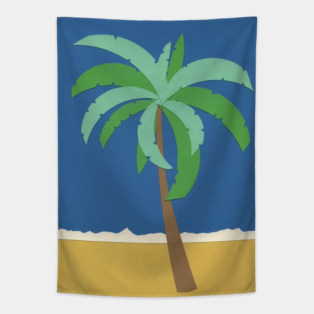 Desert Palm Tapestry by Rosi Feist