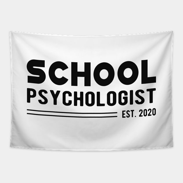 School Psychologist Est. 2020 Tapestry by KC Happy Shop