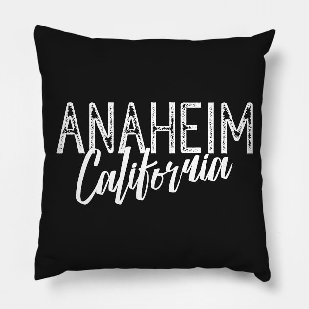 ANAHEIM, CALIFORNIA Pillow by dlinca