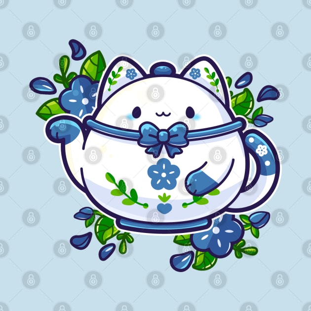 Kittea - Cat Teapot by Kaidankuri