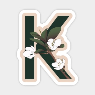 Monogram K Magnet