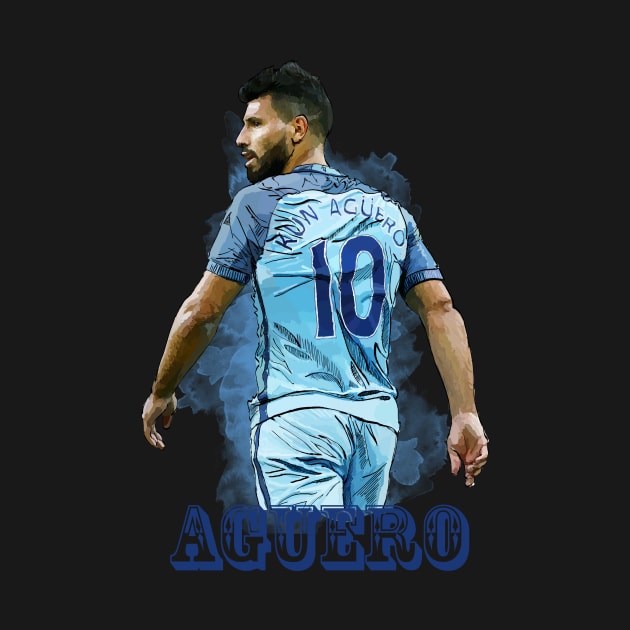 Sergio Kun Aguero by armaan8014