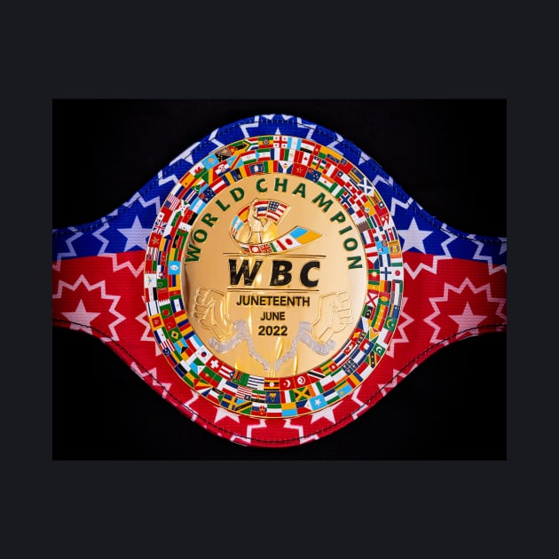 WBC  JUNETEENTH FREEDMAN BELT!!! by African American Boxing line