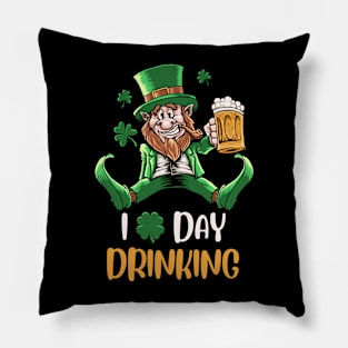 I Love Day Drinking Pillow